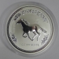 AUSTRALIEN LUNAR I PFERD 1 Oz SILBER 2002