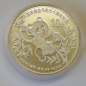 China Panda 2 Unzen Silber 1991 Piedfort