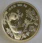 China Panda 1 Unze Silber 1995 Typ 2 langer Zweig