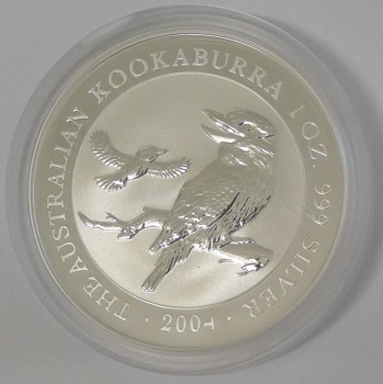 Australien Kookaburra 1 Unze Silber 2004