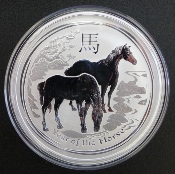 Australien Lunar II Pferd 1 Oz Silber 2014