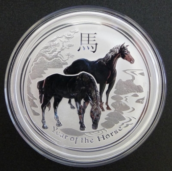 Australien Lunar II Pferd 5 Oz Silber 2014