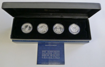 AUSTRALIEN 2012 Silber-Proof HIGH RELIEF COLLECTION