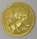 China Panda 1/20 Unze Gold 2004