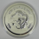 AUSTRALIEN LUNAR I DRACHE 10 Oz SILBER 2000