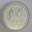 AUSTRALIEN LUNAR I HAHN 10 Oz SILBER 2005