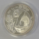China Panda 1 Unze Silber 1993 dünne Jahreszahl