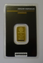 Goldbarren 5 Gramm Gold verschiedene Hersteller