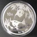 China Panda 1 Unze Silber 2007