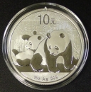 China Panda 1 Unze Silber 2010