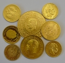 Diverse Goldmünzen/Barren/Medaillen  nach Gewicht - Abrechnung erfolgt je Gramm Feingold